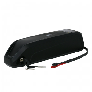 36V 48V Anpassa litiumbatteri, elektriskt cykelbatteri, downtube -stil